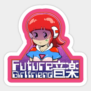 Future Girlfriend 音楽 logo Sticker